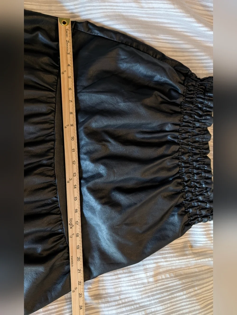 Anthropologie The Somerset Maxi Skirt: Faux Leather Edition Sz M
